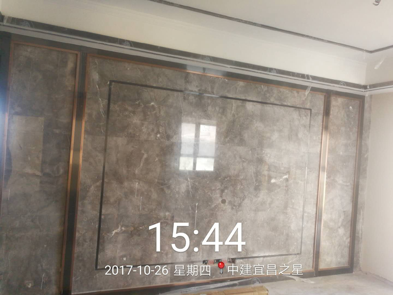 宜昌裝修工地-中建宜昌之星徐總124㎡A戶型施工現(xiàn)場后現(xiàn)代輕奢簡約風格